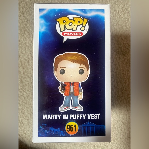 Funko Pop Marty McFly in Red and Blue Outfit - Picture 4 of 4